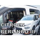 Deflektory komplet - Citroen Berlingo, 2018-