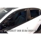 Deflektory komplet 4 ks - Peugeot 308, 2021- / 5-dver., hatchback