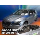 Deflektory komplet 4 ks pre Škoda Superb, 2015-24 / sedan, 5-dver.