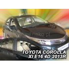 Deflektory komplet 4 ks  - Toyota Corolla, 2013-19 / (E16), 4 dver.