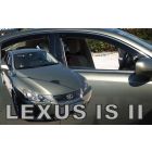 Deflektory komplet 4 ks - Lexus IS, 2006-13 / 4-dverový