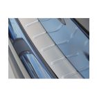 Lišta nárazníka - nerezová rovná - embosovaná pre HONDA Civic, 2022- / hatchback, 5-dverové