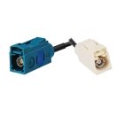 Adaptér AM/FM - 2xFAKRA f / 1.2m FCA, PSA, Ford